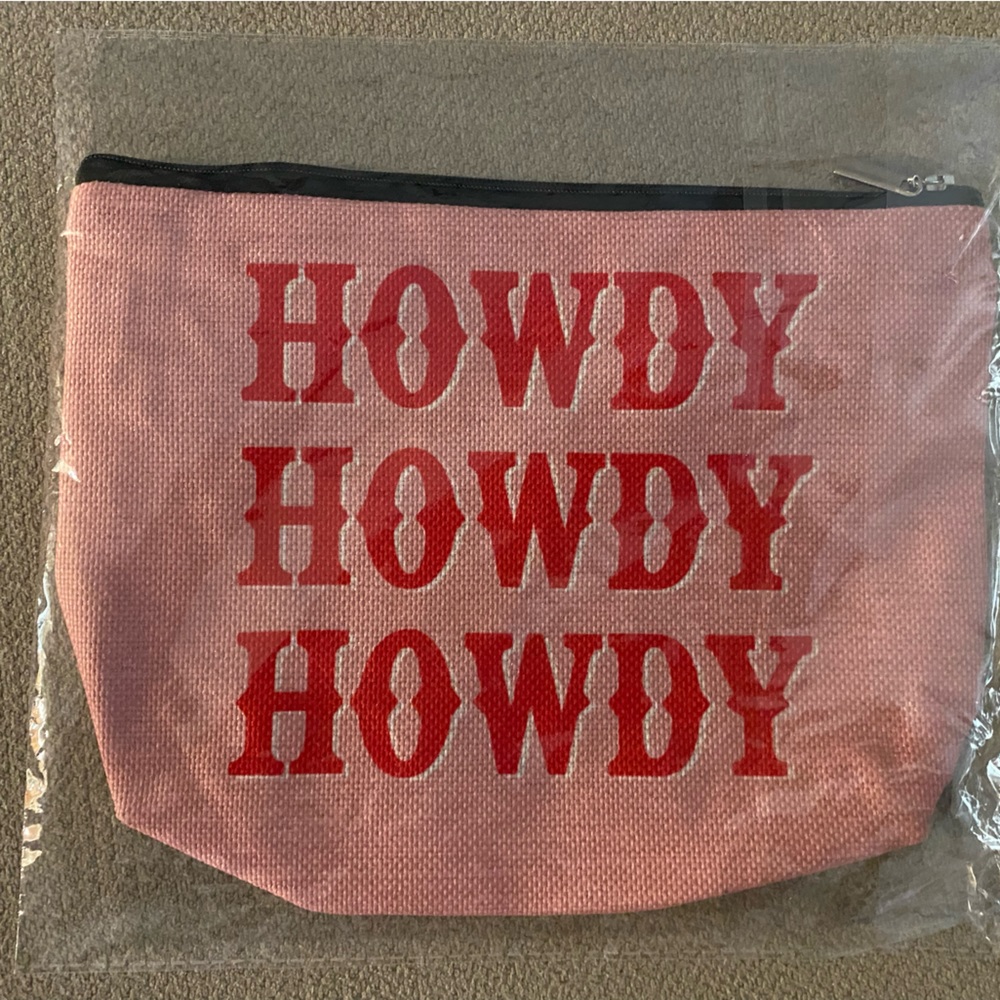 Howdy howdy howdy make up bag
